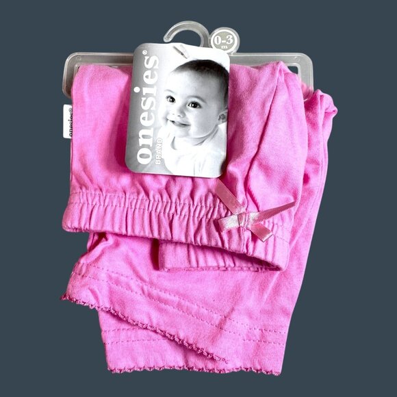 Baby Shower Girl Gift Gerber Apparel Set 0-3 Months 2 Beanies & 2 Onesies Bears - Picture 4 of 16